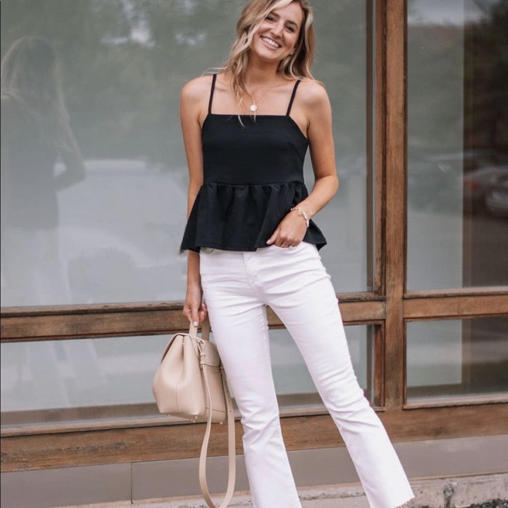 Ann Taylor Peplum tank
